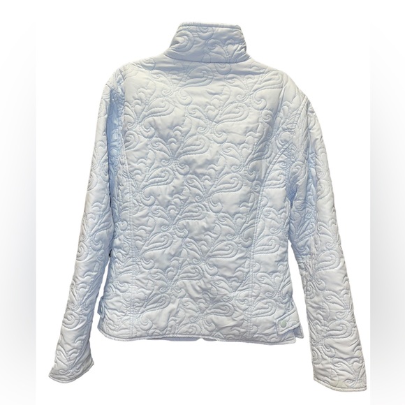 High Fever baby blue quilted‎ jacket size medium - Picture 2 of 12